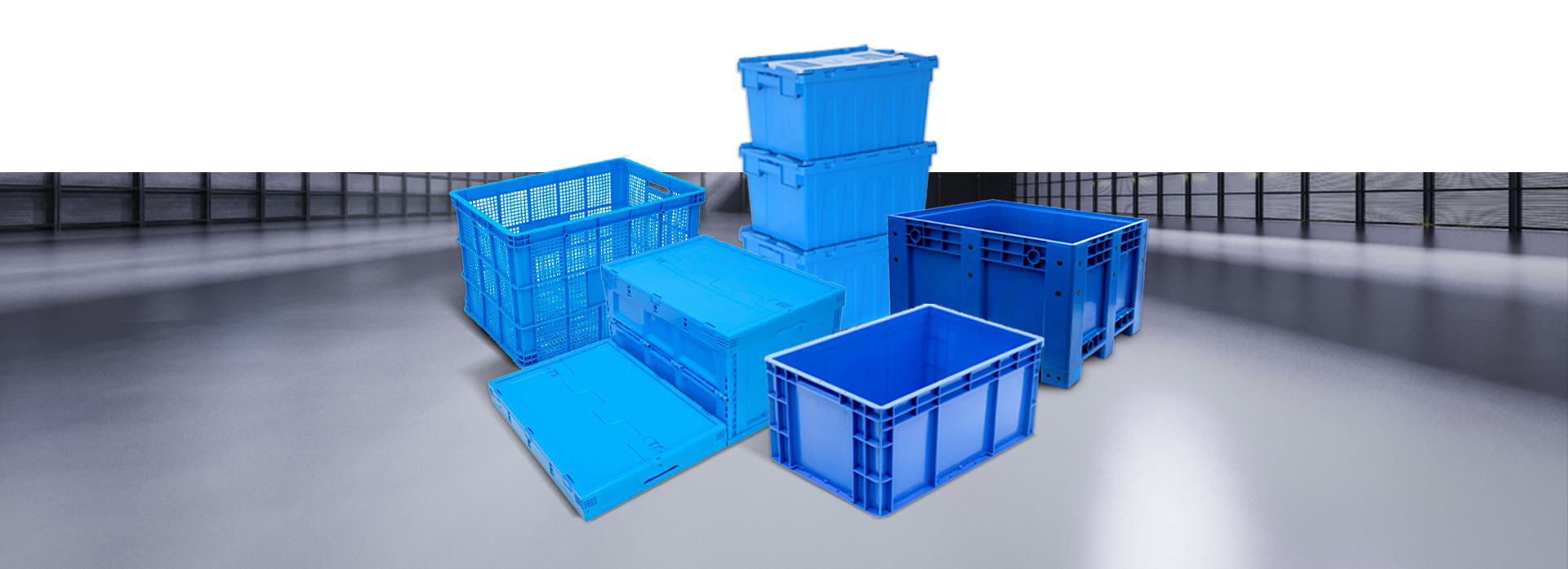 Plastic Totes, Crates & Containers