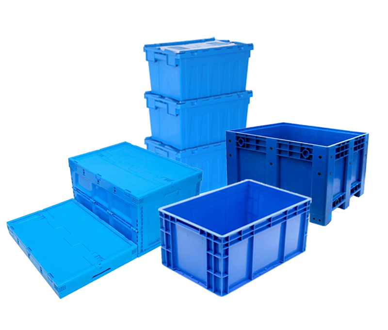 Plastic Totes, Crates & Containers