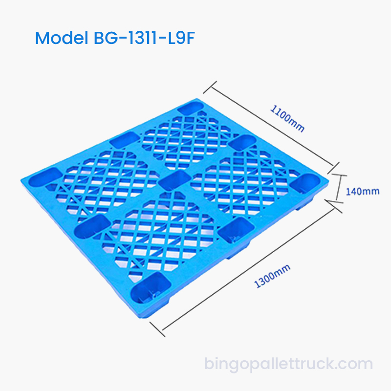 Durable 1300×1100mm Light Duty Pallet with 4-Way Entry