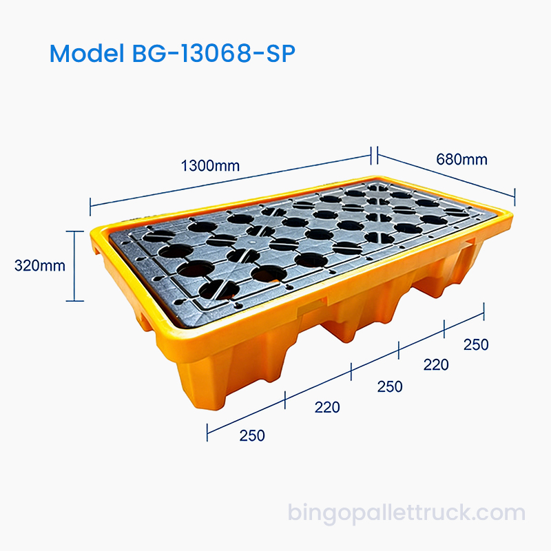 1300×680mm Chemical Spill Pallet