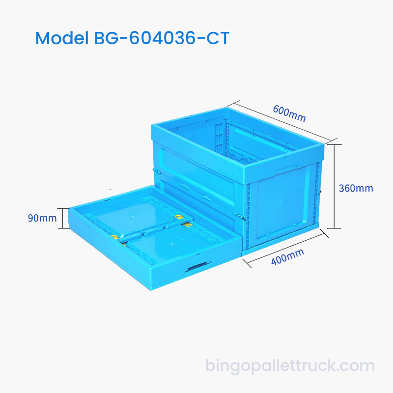 69L Collapsible Plastic Tote Box