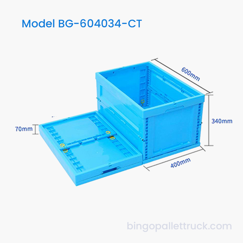 65L Collapsible Plastic Tote Box 