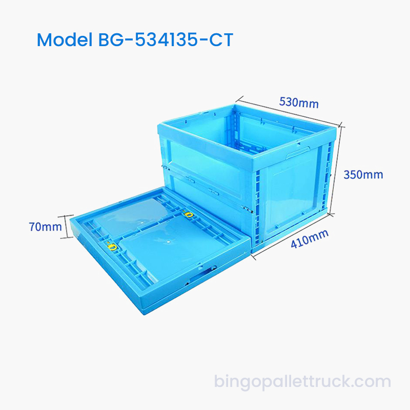 62L Collapsible Plastic Tote Box