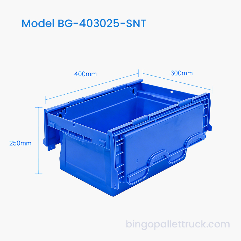 22L Stack and Nest Plastic Tote Box