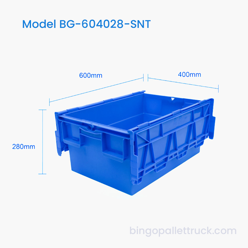 54L Stack and Nest Plastic Tote Box