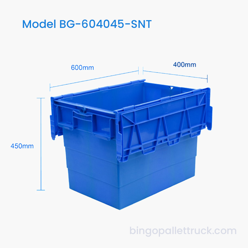 86L Stack and Nest Plastic Tote Box