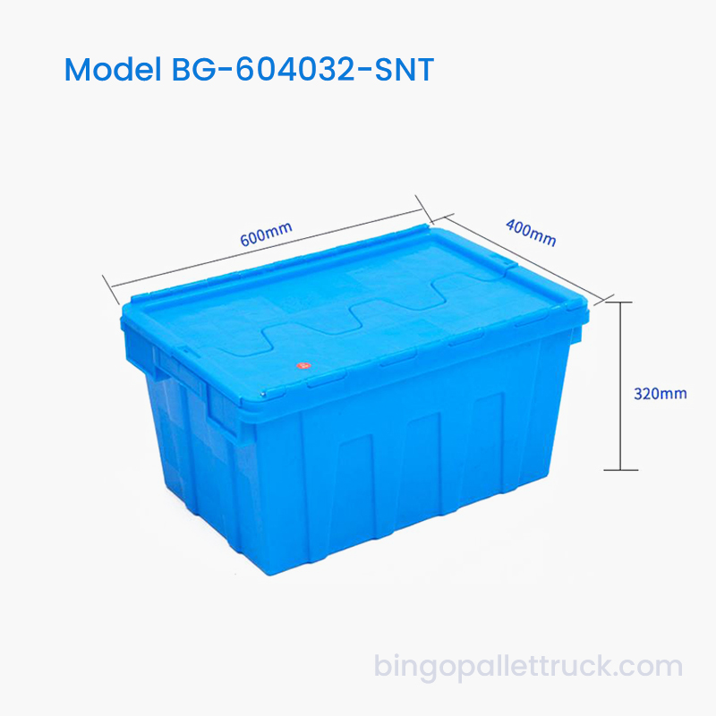 63L Stack and Nest Plastic Tote Box