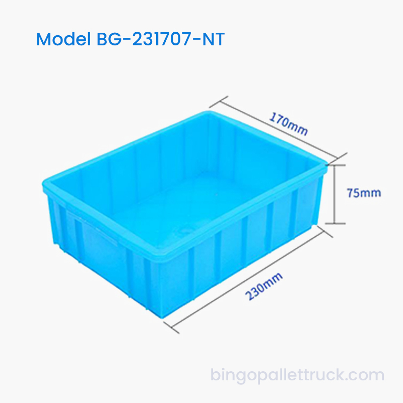 2L HDPE Nestable Plastic Tote Box