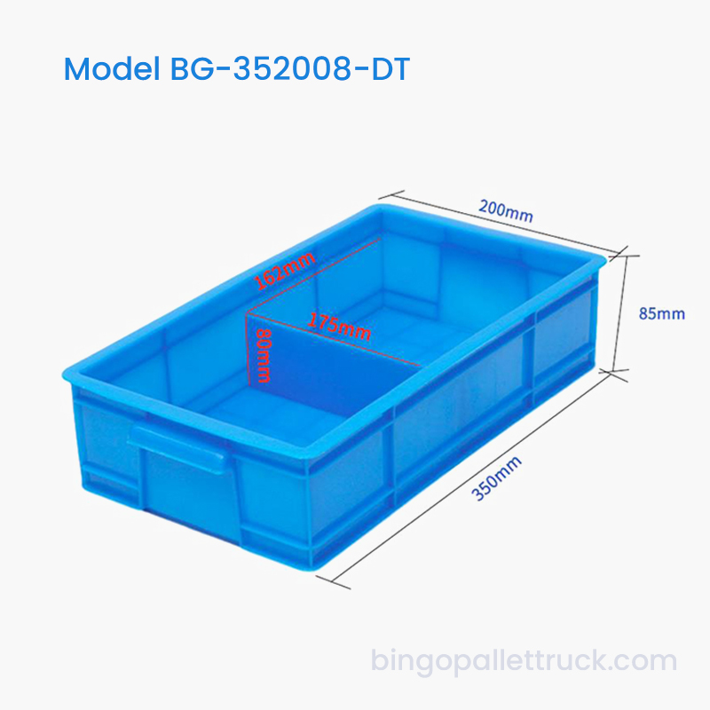 2-Compartment Dividable Plastic Tote Box