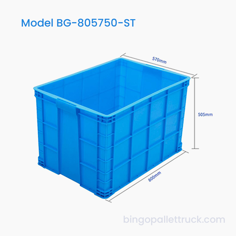 194L Stackable Plastic Tote Box