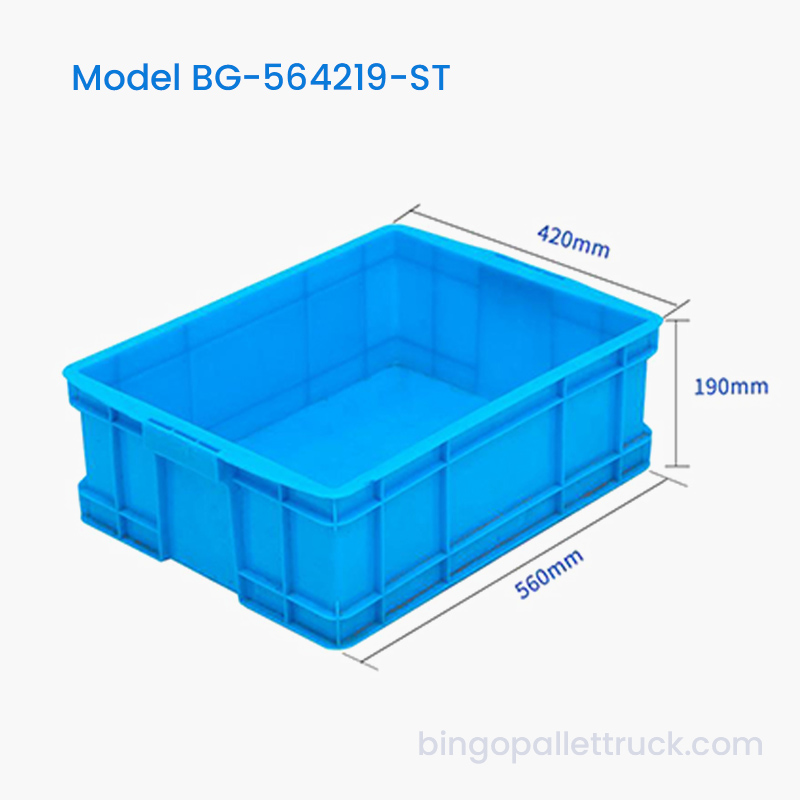 34L Stackable Plastic Tote Box