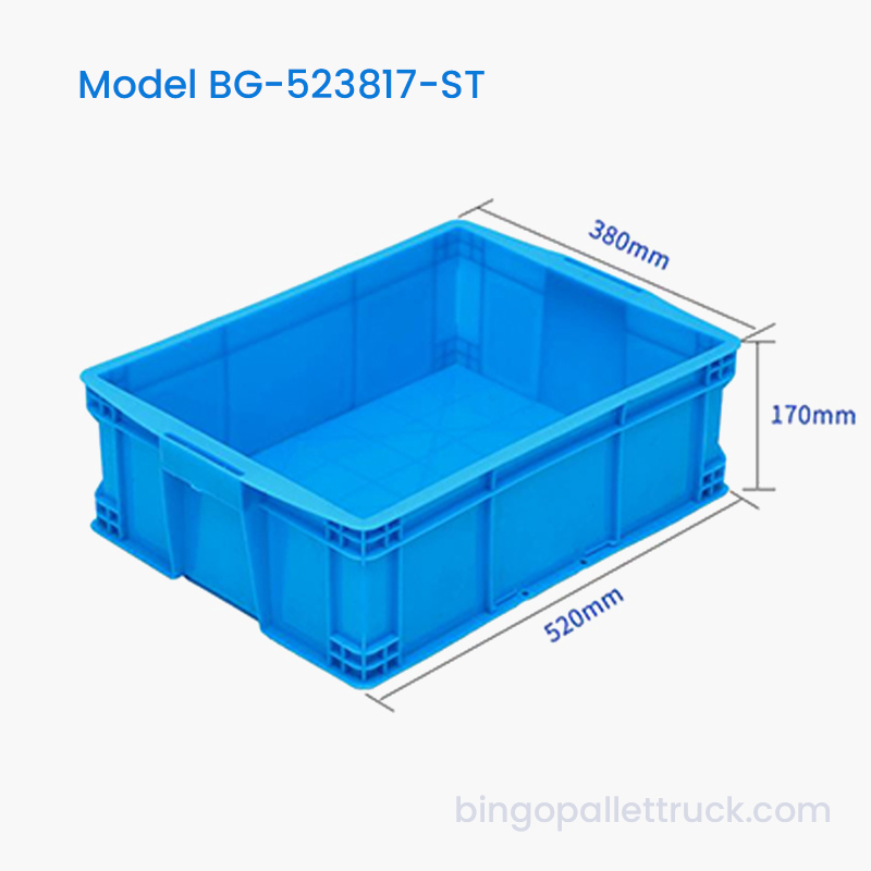 26L Stackable Plastic Tote Box