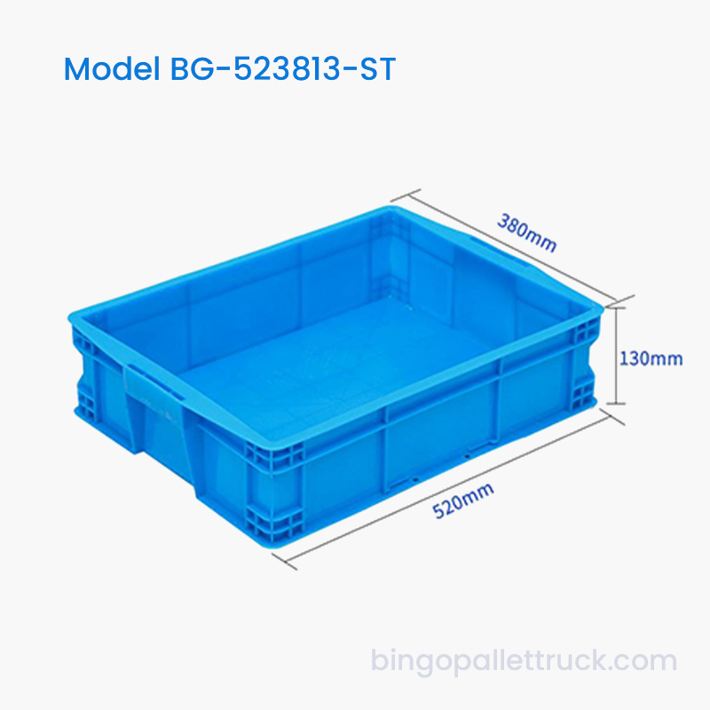 19L Stackable Plastic Tote Box