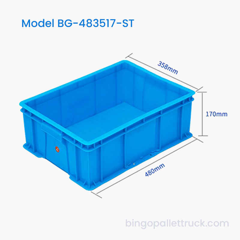 23L Stackable Plastic Tote Box