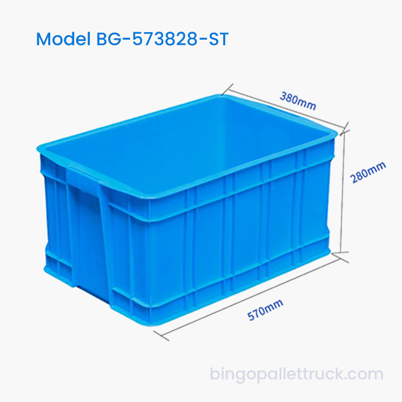 46L Stackable Plastic Tote Box