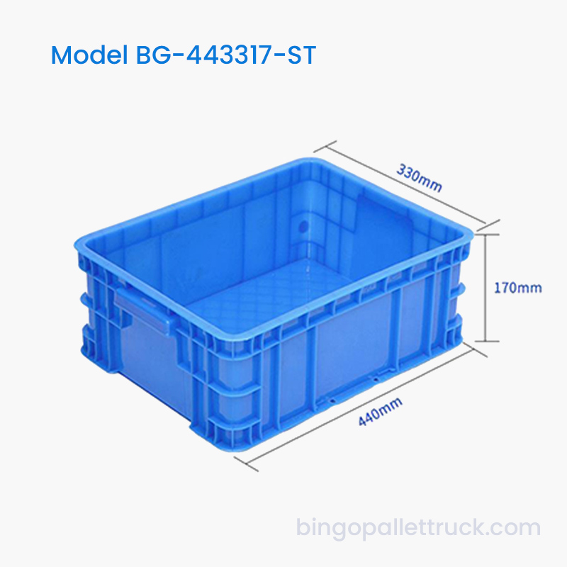 19L Stackable Plastic Tote Box