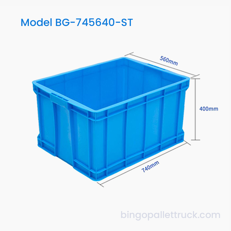 137L Stackable Plastic Tote Box