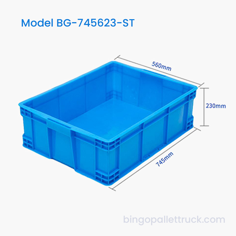 77L Stackable Plastic Tote Box