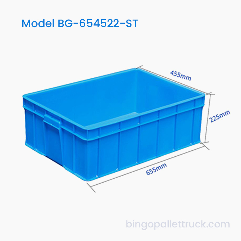 56L Stackable Plastic Tote Box