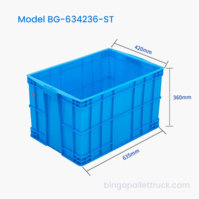 78L Stackable Plastic Tote Box
