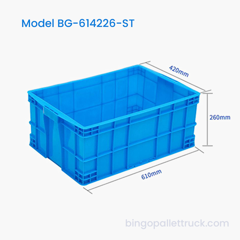 56L Stackable Plastic Tote Box