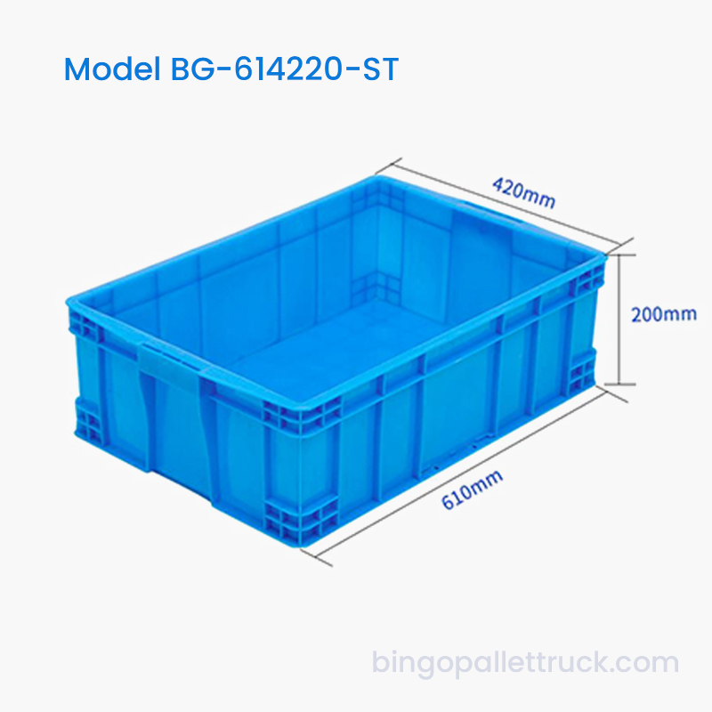 42L Stackable Plastic Tote Box