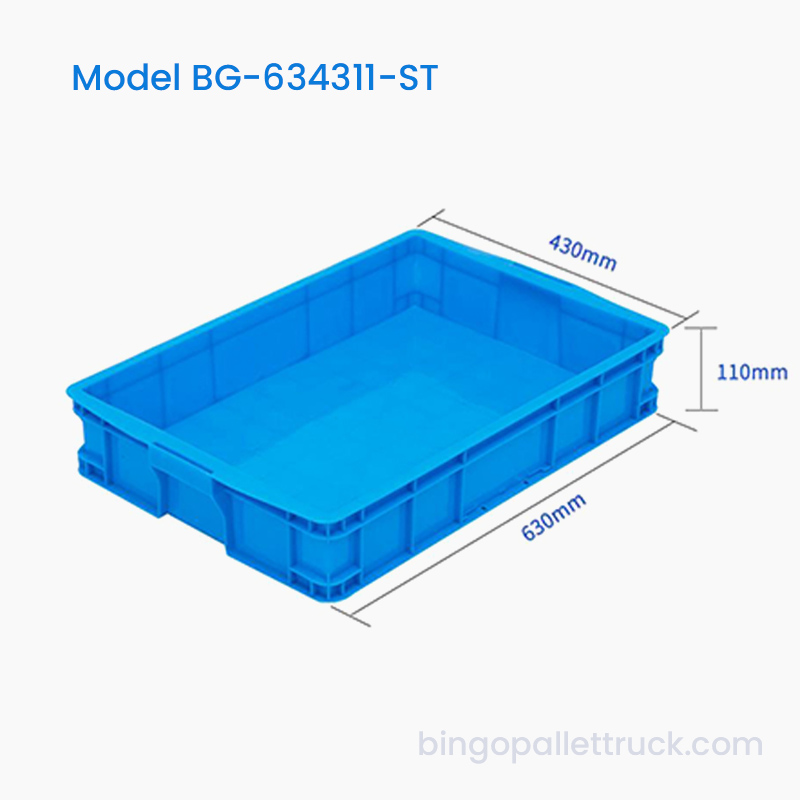 23L Stackable Plastic Tote Box