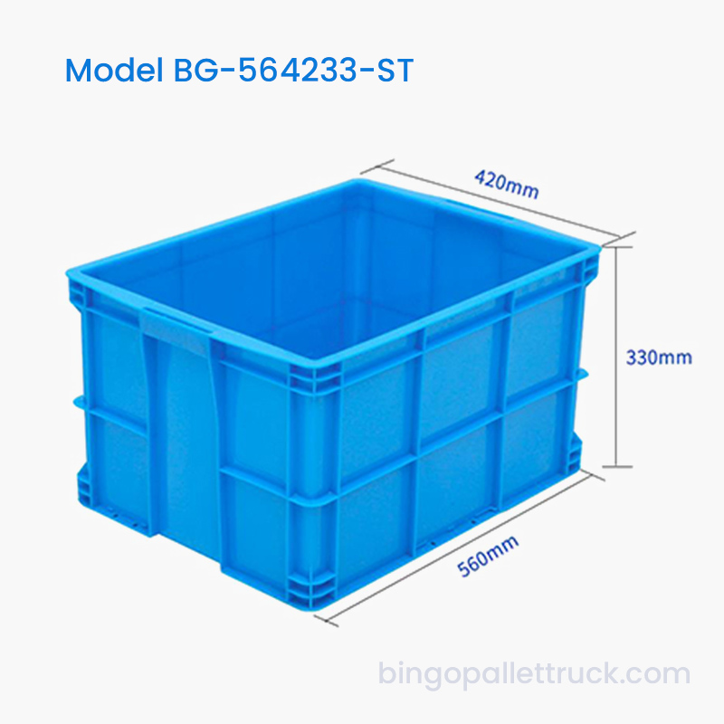 60L Stackable Plastic Tote Box