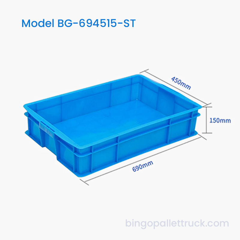 37L Stackable Plastic Tote Box