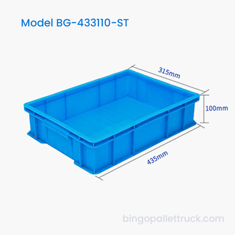 11L Stackable Plastic Tote Box