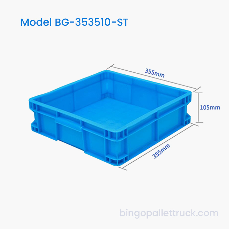 10L Stackable Plastic Tote Box