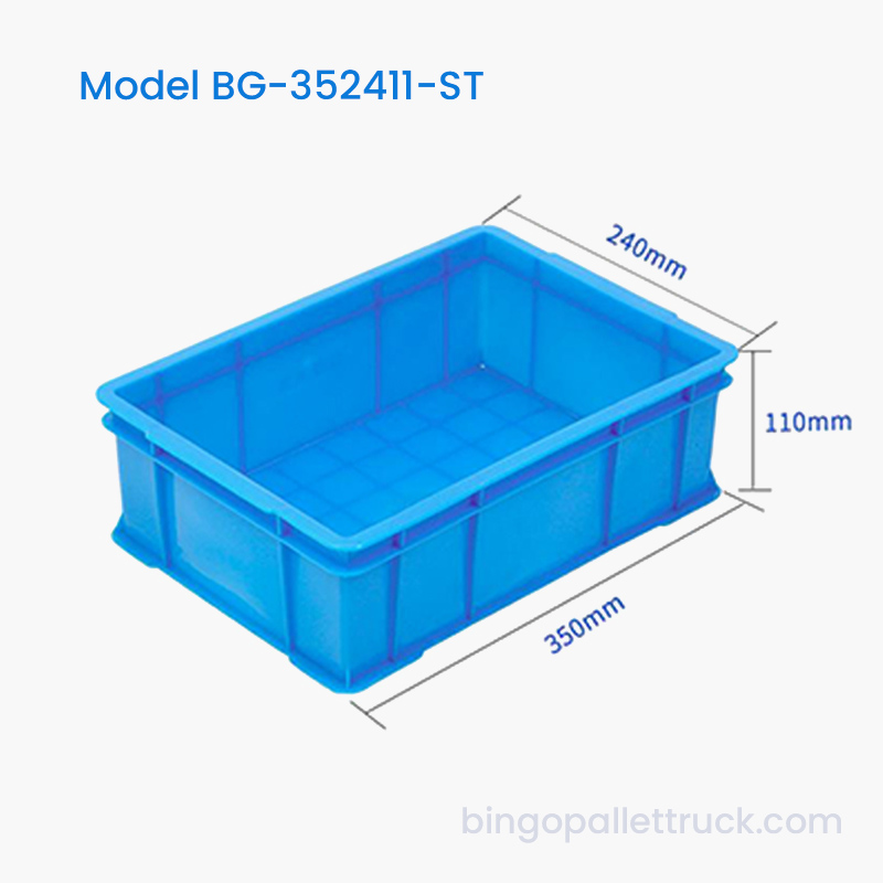 6L Stackable Plastic Tote Box