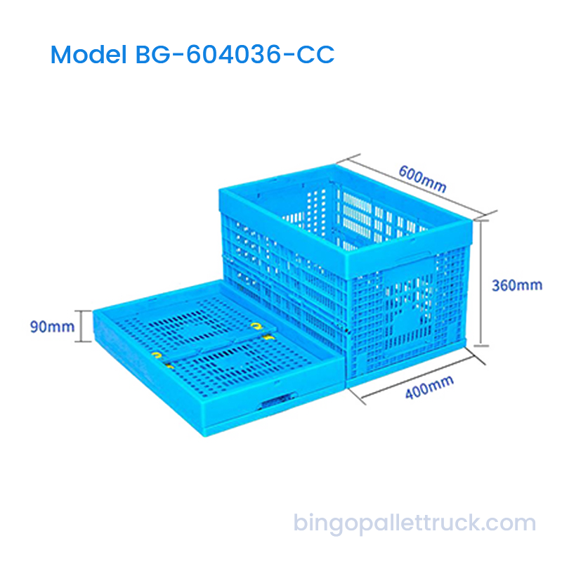 69L Collapsible Plastic Crate