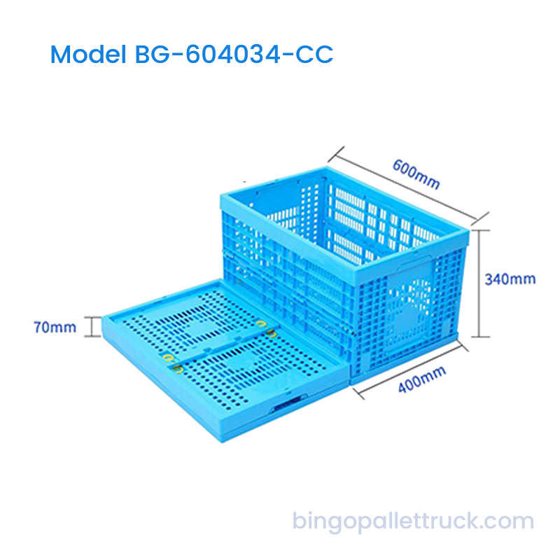 65L Collapsible Plastic Crate