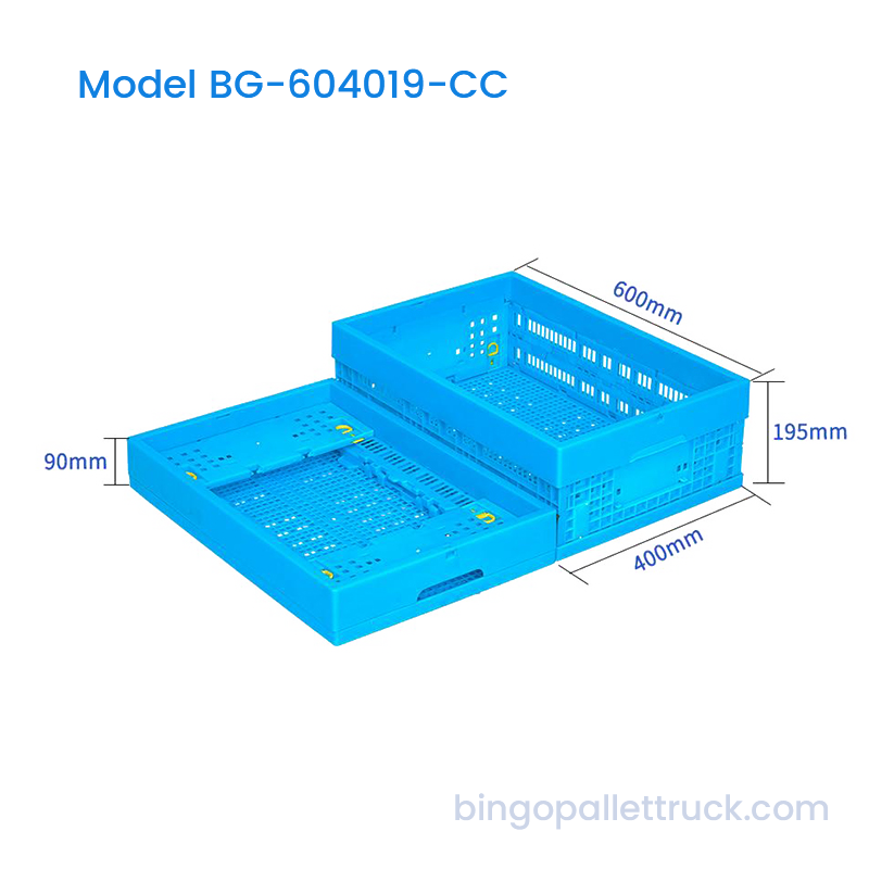 36L Collapsible Plastic Crate