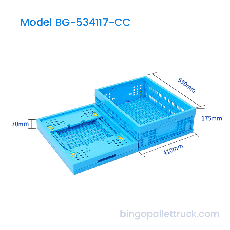 30L Collapsible Plastic Crate