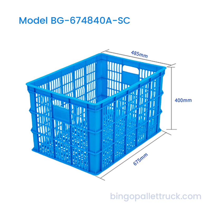 107L Stackable Plastic Crate