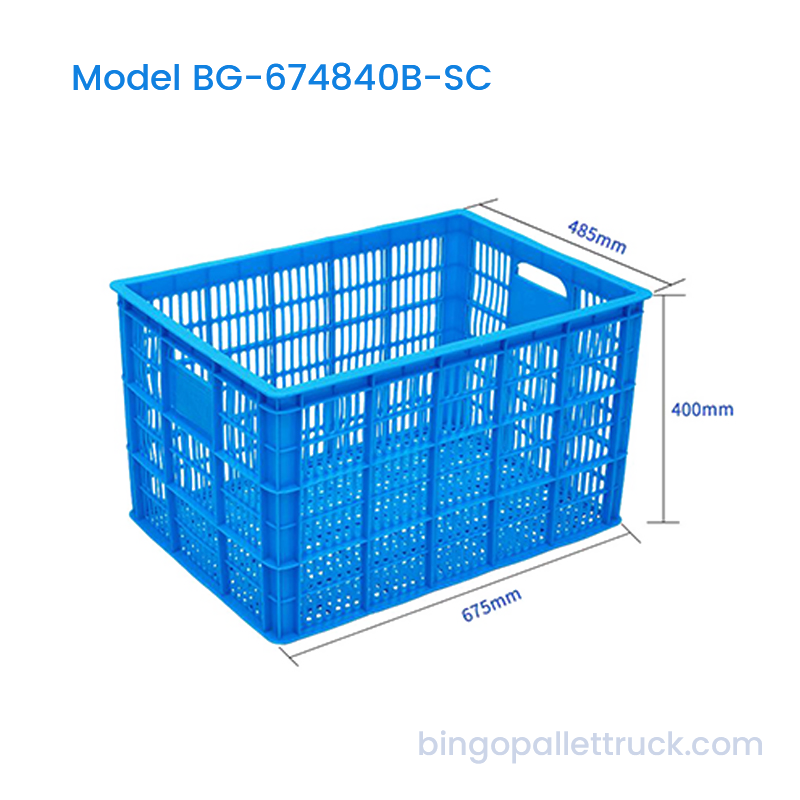 107L Stackable Plastic Crate