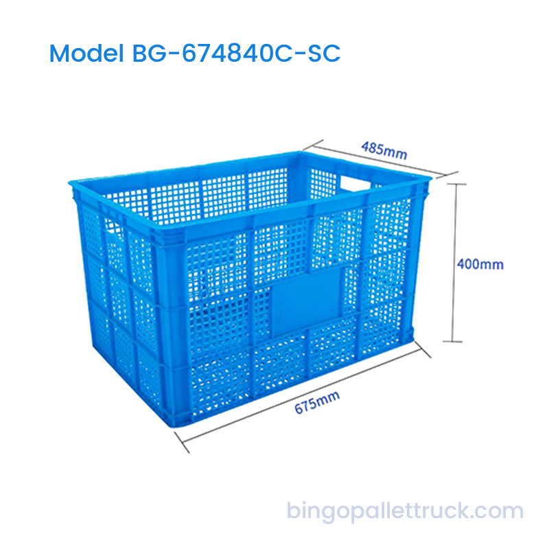 107L Stackable Plastic Crate