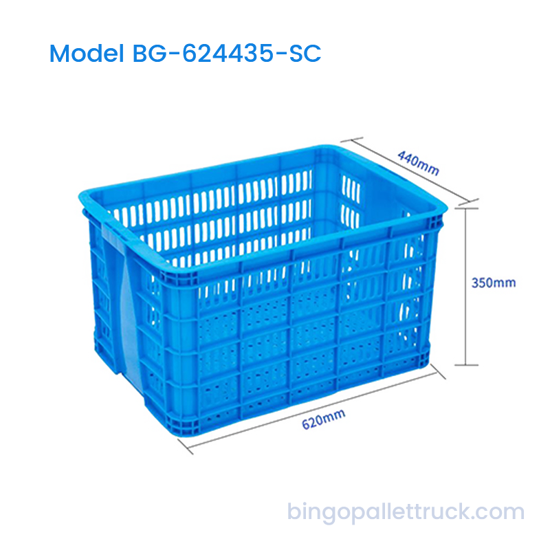 77L Stackable Plastic Crate