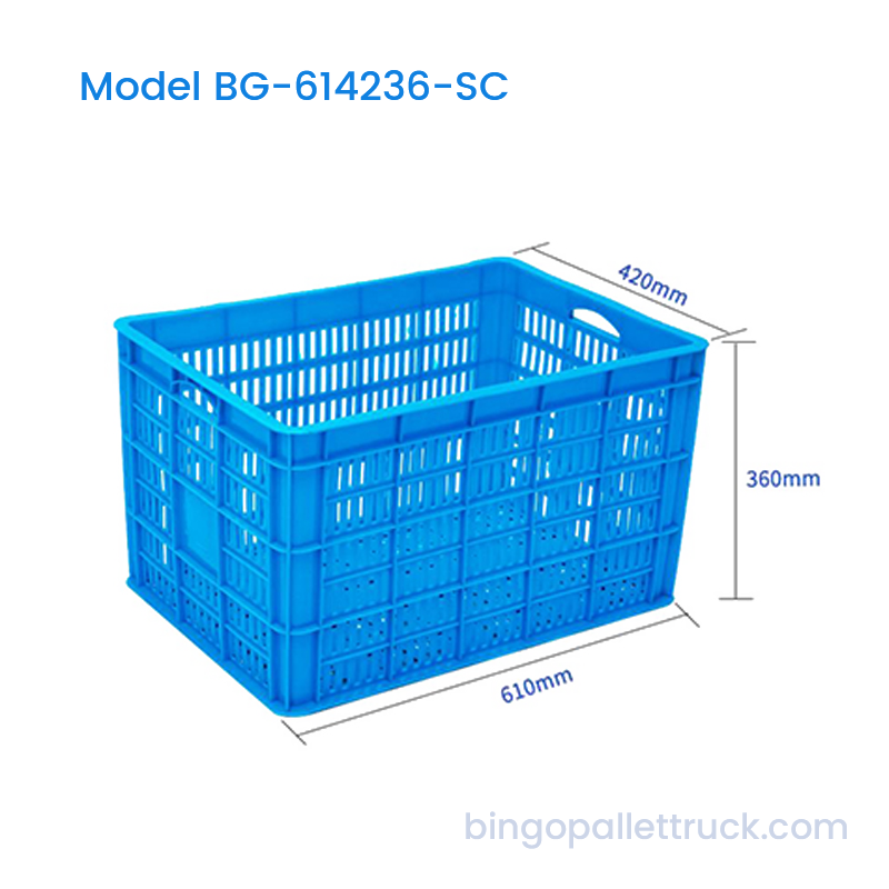 78L Stackable Plastic Crate