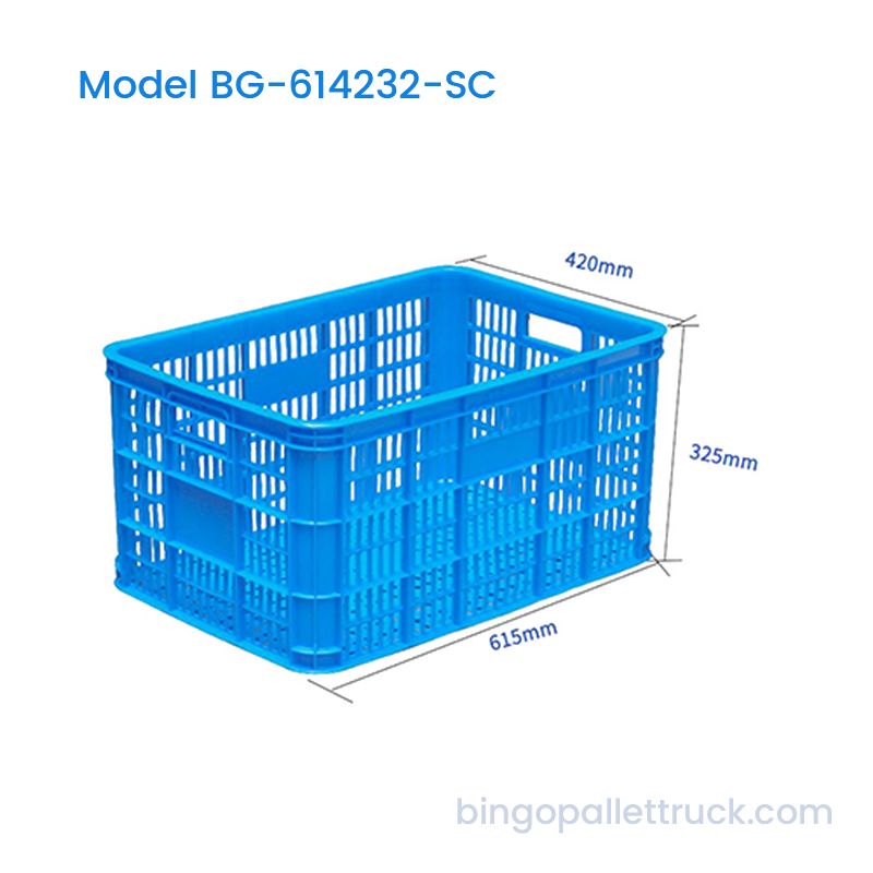 70L Stackable Plastic Crate