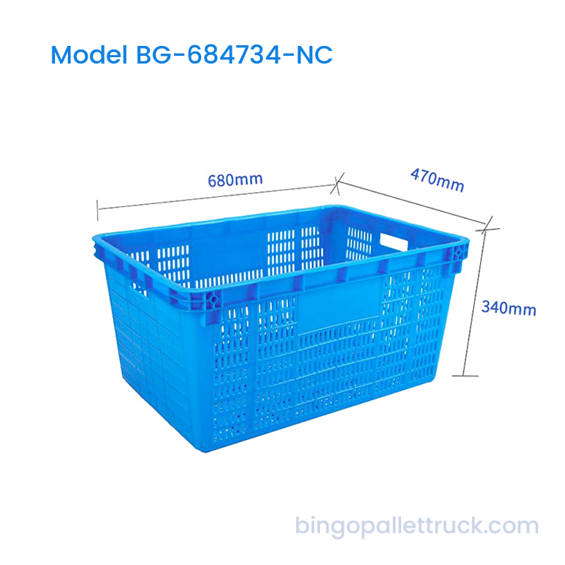 91L Stackable Plastic Crate