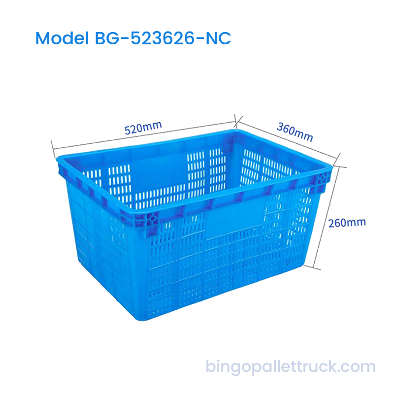40L Stackable Plastic Crate