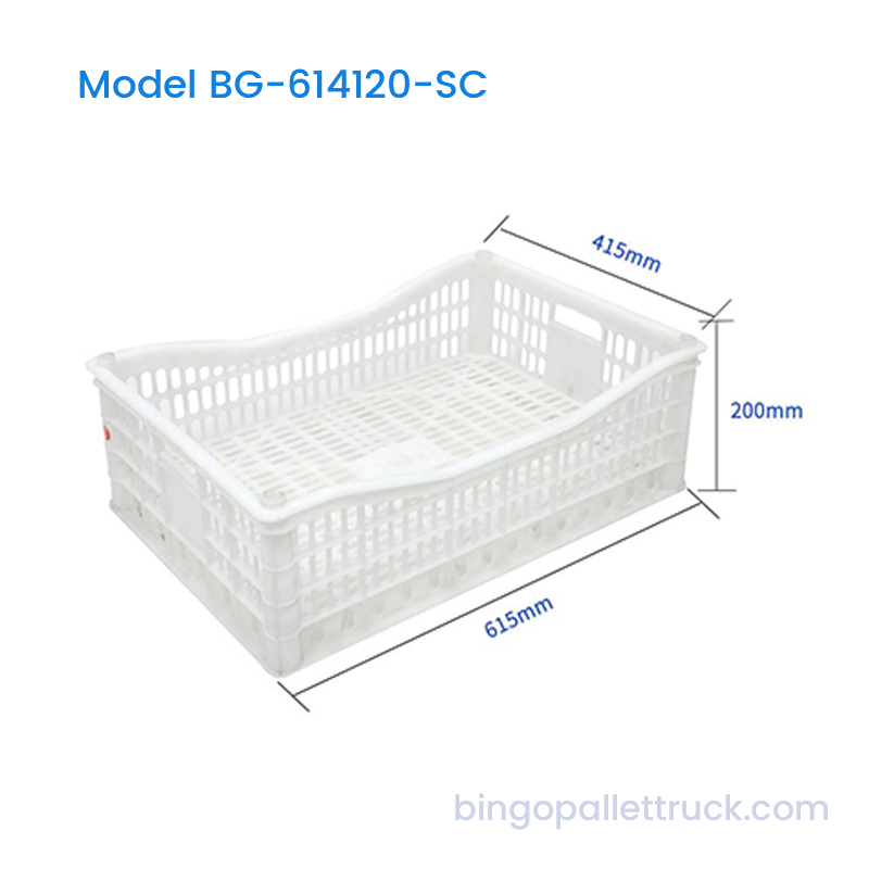 33L Stackable Plastic Crate