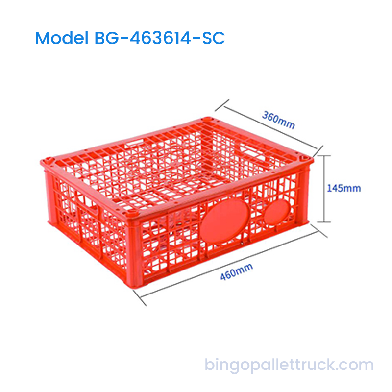 18L Stackable Plastic Crate
