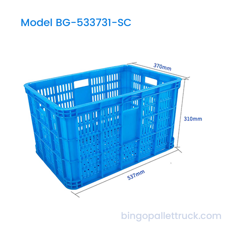 50L Stackable Plastic Crate