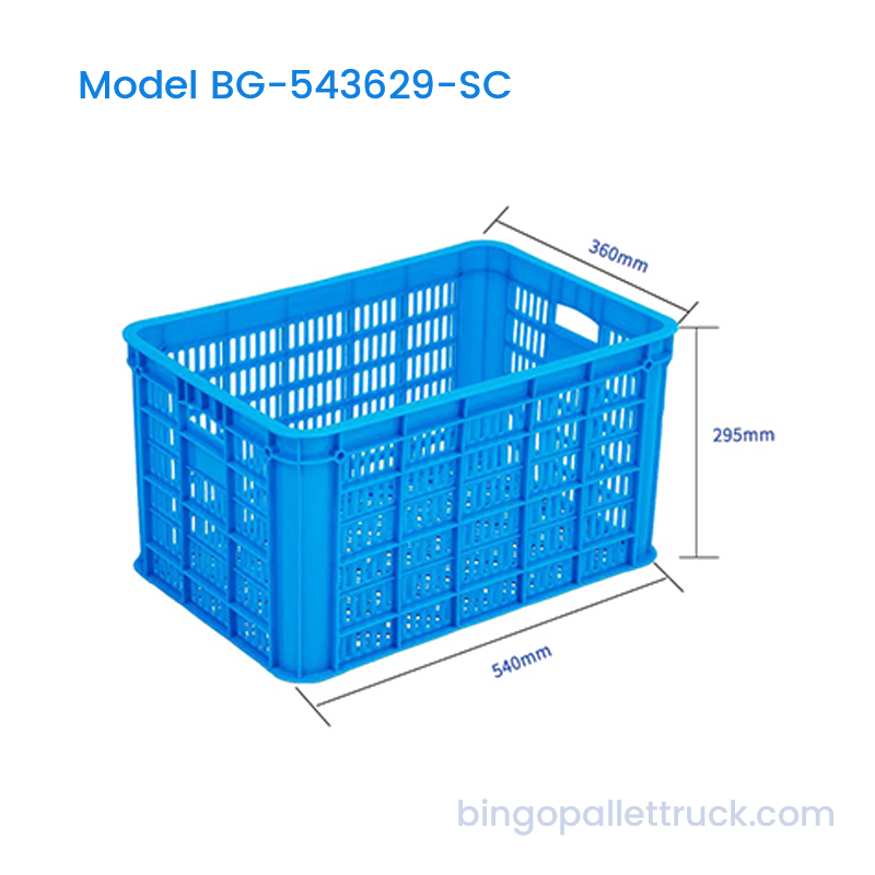 46L Stackable Plastic Crate