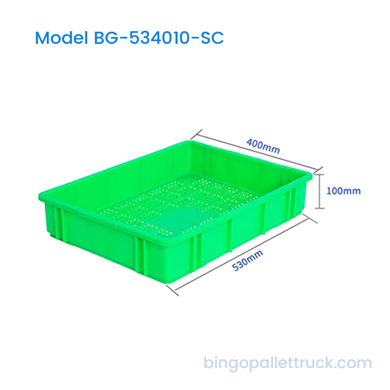 16L Stackable Plastic Crate