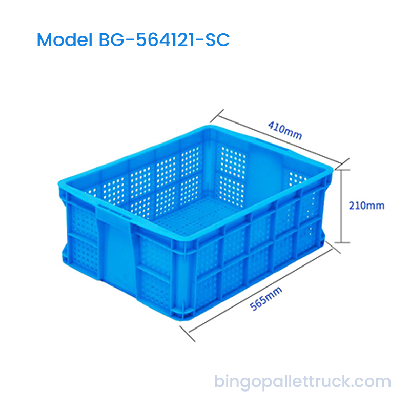 38L Stackable Plastic Crate